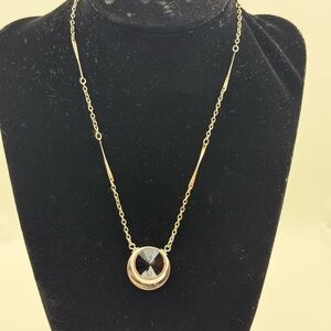 Vintage Sara Coventry Jet Set
Hematite Ravoli 1970's Silvertone
Necklace 16 Inch